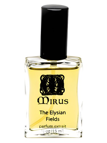Frasco de The Elysian Fields, de Mirus Fine Fragrance