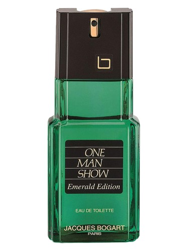 Frasco de One Man Show Emerald Edition, de Jacques Bogart
