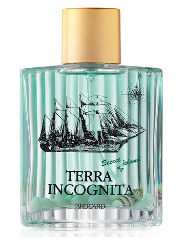 Frasco de Terra Incognita Secret Island, de Brocard