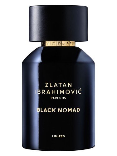 Frasco de Black Nomad, de Zlatan Ibrahimovic Parfums