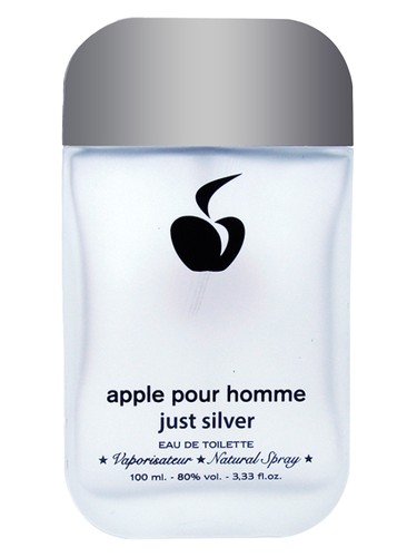 Frasco de Apple Just Silver, de Apple Parfums