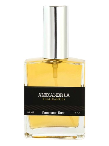 Frasco de Damascus Rose, de Alexandria Fragrances