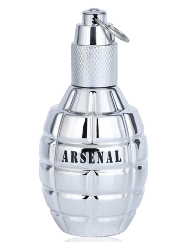 Frasco de Arsenal Platinum, de Gilles Cantuel