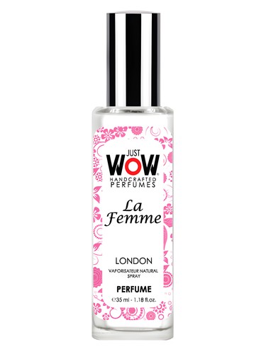 Frasco de Just Wow La Femme, de Croatian Perfume House