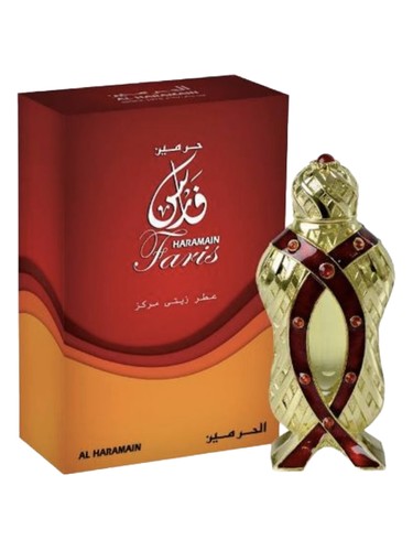 Frasco de Faris, de Al Haramain Perfumes