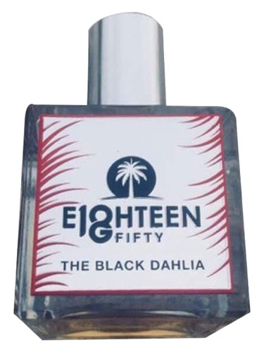 Frasco de The Black Dahlia, de Eighteen Fifty Parfums