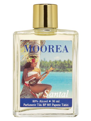 Frasco de Moorea Santal, de Parfumerie Tiki Tahiti