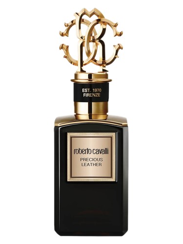 Frasco de Precious Leather, de Roberto Cavalli