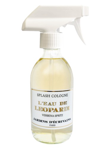 Frasco de L’Eau De Leopardi (Verbena Spritz), de Jardins d’Ecrivains
