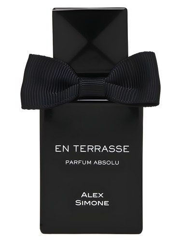 Frasco de En Terrasse Parfum Absolu, de Alex Simone