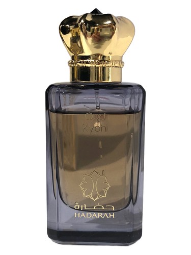 Frasco de Oud Kyphi, de Hadarah Perfumes