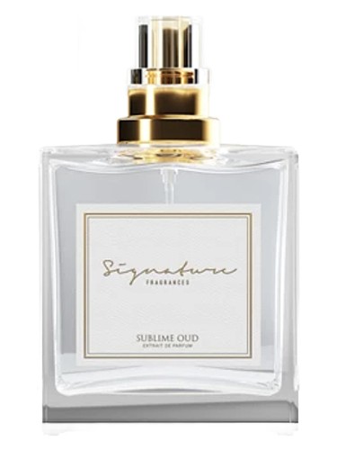 Frasco de Sublime Oud, de Signature Fragrances