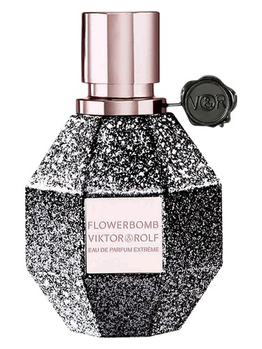 Frasco de Flowerbomb Extreme Sparkle 2008, de Viktor&Rolf