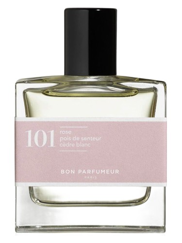 Frasco de 101 rose, sweet pea, white cedar — Bon Parfumeur