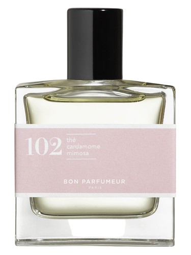Frasco de 102 tea, cardamom, mimosa, de Bon Parfumeur