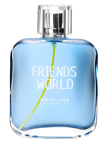 Frasco de Friends World For Him, de Oriflame