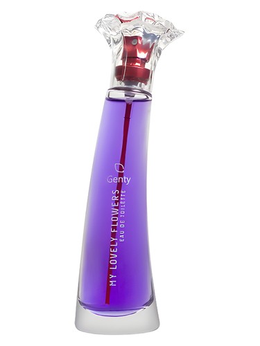 Frasco de My Lovely Flowers Just Blue, de Parfums Genty