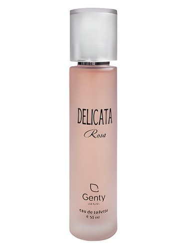 Frasco de Delicata Rose, de Parfums Genty