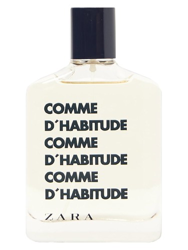 Frasco de Comme d'Habitude, de Zara