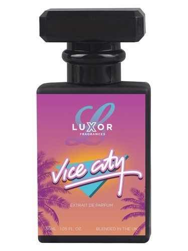Frasco de Vice City, de Luxor Fragrances