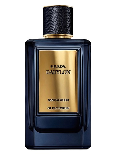 Frasco de Mirages Babylon, de Prada
