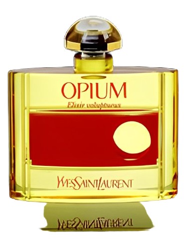 Frasco de Opium Elixir Voluptueux, de Yves Saint Laurent