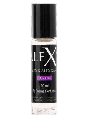 Frasco de Alexx, de Eroma Perfumes