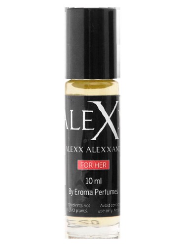 Frasco de Alexx, de Eroma Perfumes