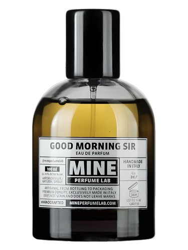 Frasco de Good Morning Sir, de Mine Perfume Lab