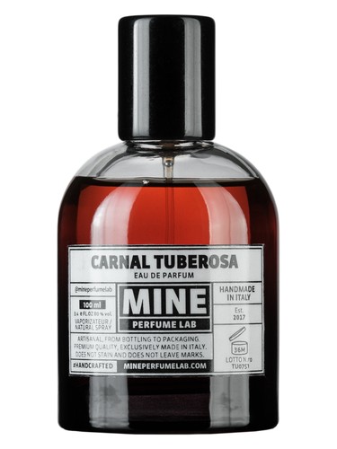 Frasco de Carnal Tuberosa, de Mine Perfume Lab