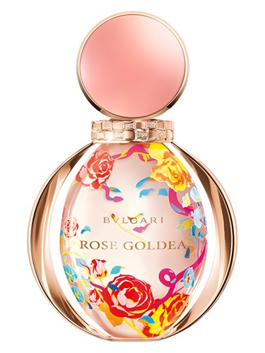 Frasco de Rose Goldea Jacky Tsai Edition, de Bvlgari