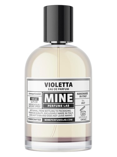 Frasco de Violetta, de Mine Perfume Lab
