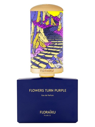 Frasco de Flowers Turn Purple, de Floraïku