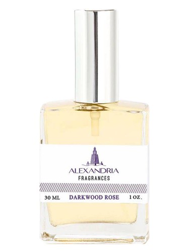 Frasco de Darkwood Rose, de Alexandria Fragrances