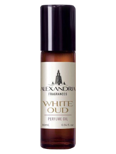 Frasco de White Oud Perfume Oil, de Alexandria Fragrances