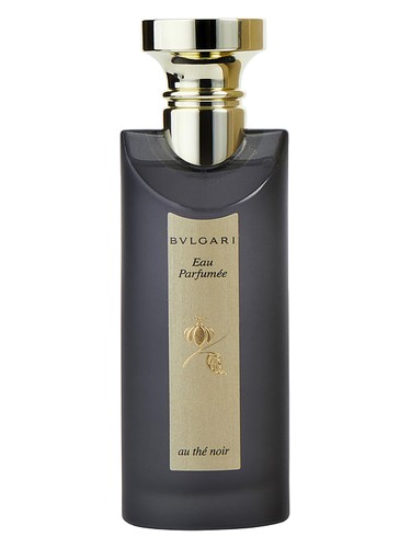 Frasco de Eau Parfumée au Thé Noir Intense, de Bvlgari