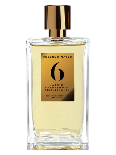 Frasco de Rosendo Mateu No 6 Jasmin, Sandalwood, Oriental Musk — Rosendo Mateu Olfactive Expressions