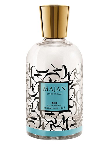 Frasco de AKD Sandalwood Oud, de Majan