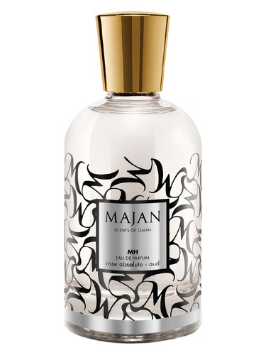 Frasco de MH Rose Absolute Oud, de Majan