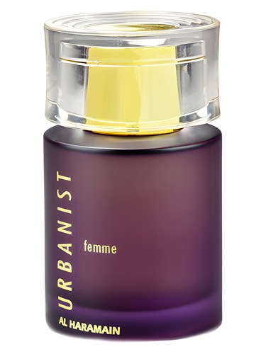 Frasco de Urbanist Femme, de Al Haramain Perfumes