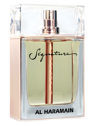 Frasco de Haramain Signature Rose Gold, de Al Haramain Perfumes