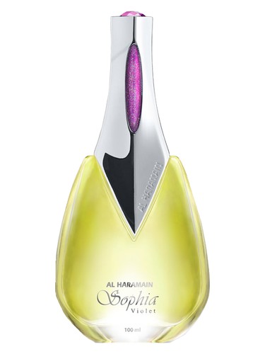 Frasco de Sophia Violet, de Al Haramain Perfumes