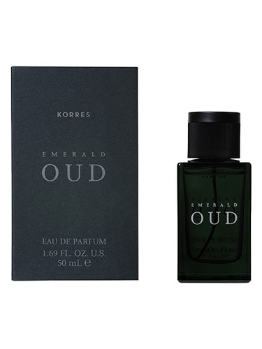 Frasco de Emerald Oud, de Korres