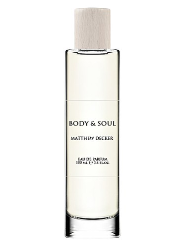 Frasco de Body and Soul, de Matthew Decker