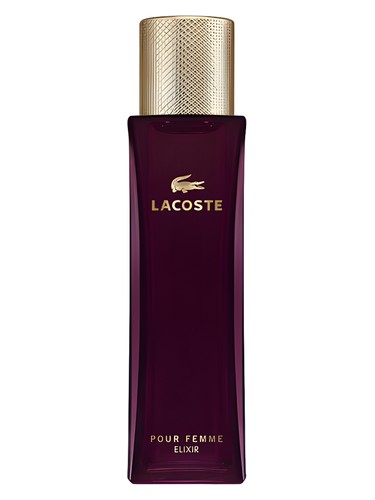 Frasco de Lacoste Pour Femme Elixir, de Lacoste Fragrances