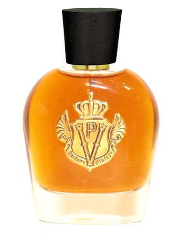 Frasco de Sandal Amber, de Parfums Vintage