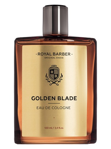 Frasco de Golden Blade Eau De Cologne, de Royal Barber