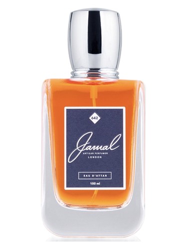 Frasco de Scent 642, de Jamal Perfumers London