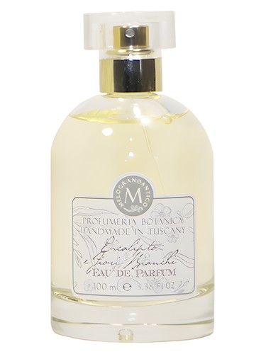 Frasco de Eucalipto e Fiori Bianchi, de Melogranoantico Profumeria Botanica