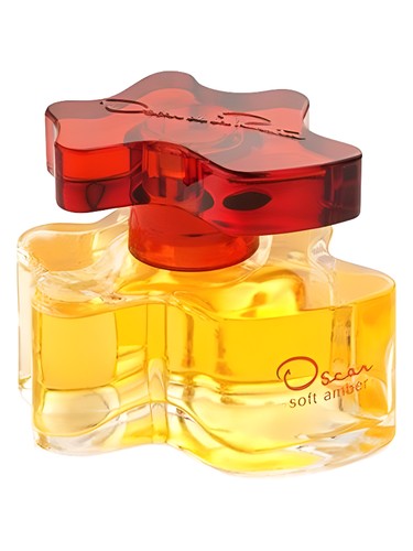 Frasco de Soft Amber, de Oscar de la Renta